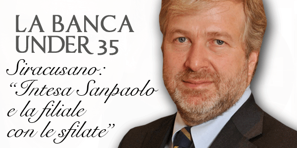 Giovani/5 Siracusano (Intesa Sanpaolo): “Addio alla filiale ... OF OSSERVATORIO FINANZIARIO 